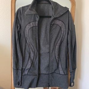 Grey Lululemon light cotton jacket